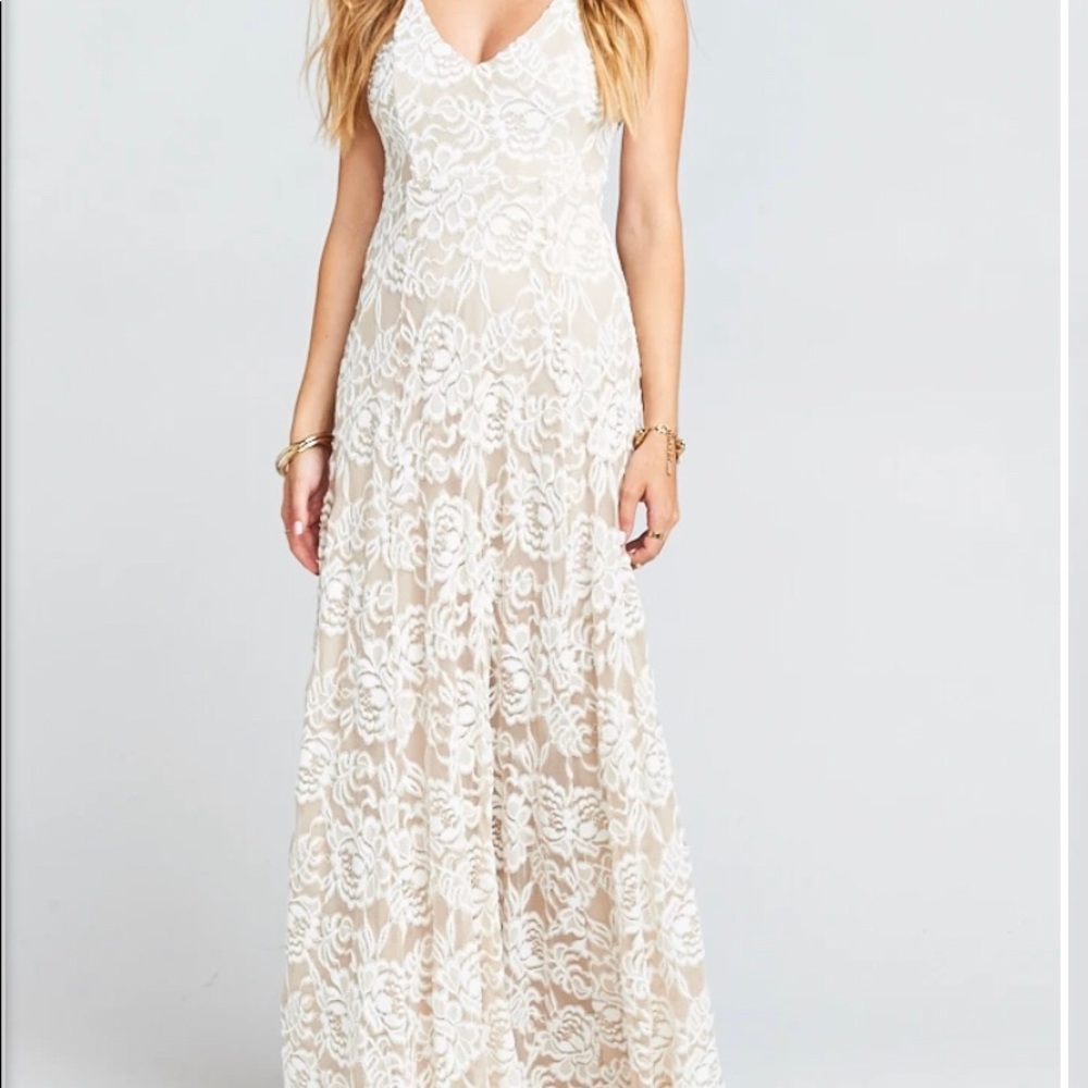 Show Me Your Mumu Jenn Maxi Lace Dress size XL